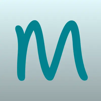 Магнит у дома, сеть супермаркетов, лого-визитка