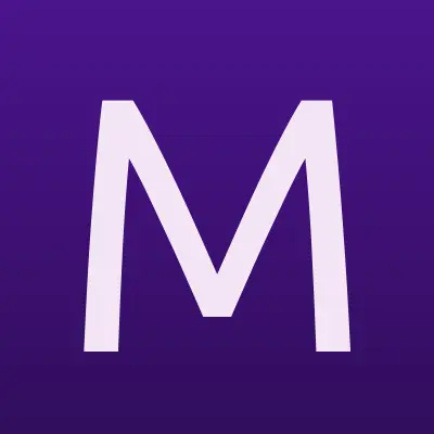 Магнит у дома, сеть супермаркетов, лого-визитка